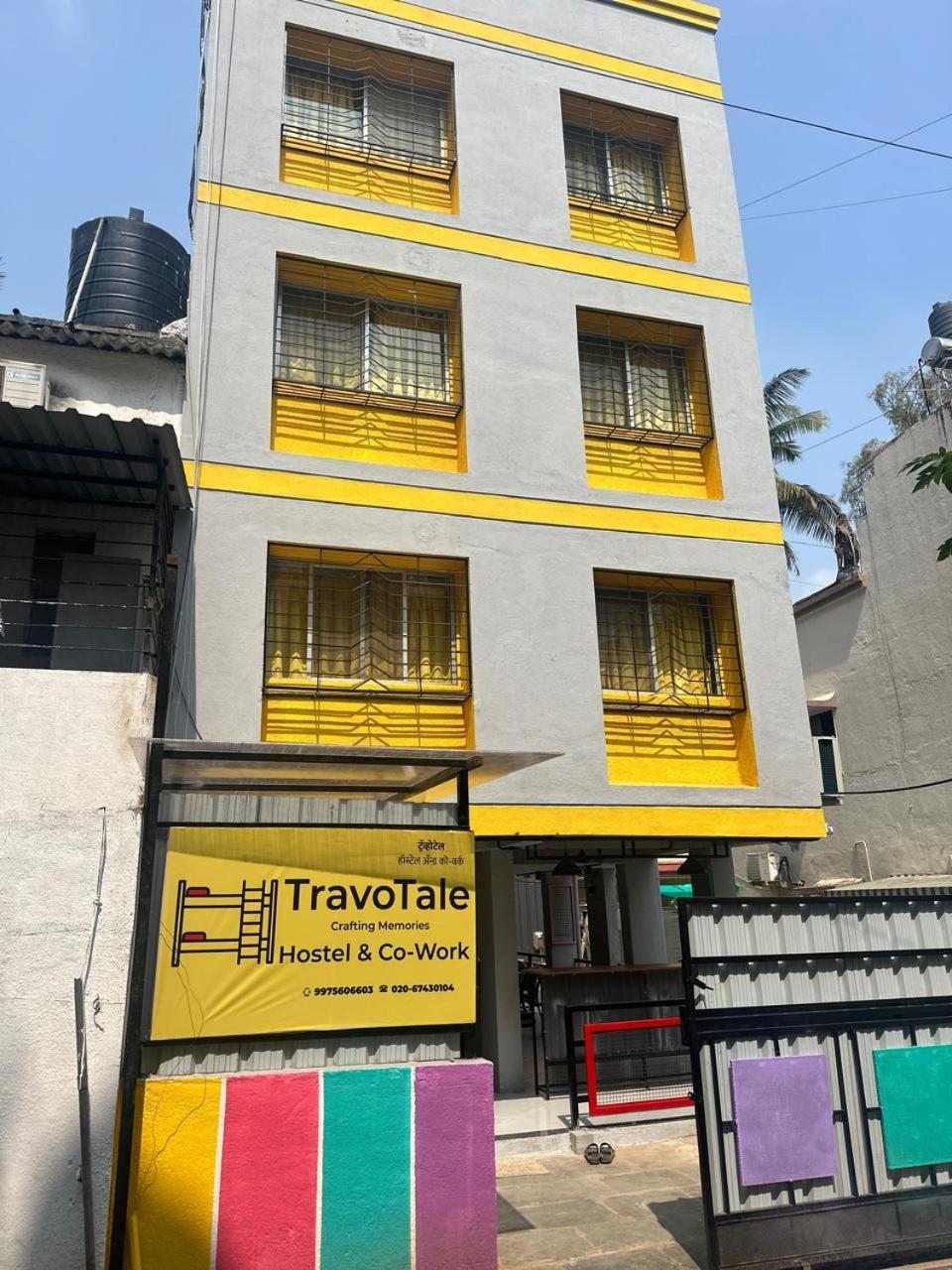 Travotale Hostel And Cowork Koregaonpark Pune Exteriör bild